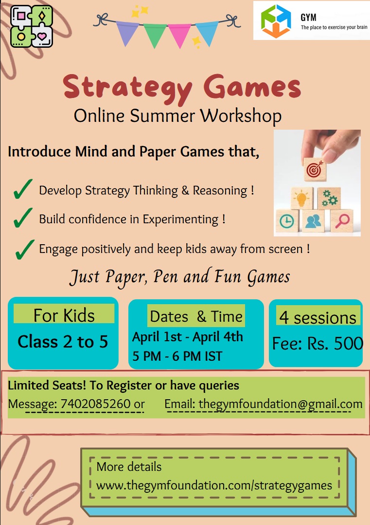 Strategy Games – GYM – Growing Young Mathematicians